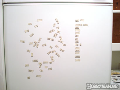 Kylskåpsmagneter