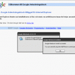 Programmet är installerat